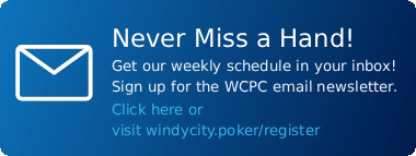 Weekly Poker Schedule In Your Inbox